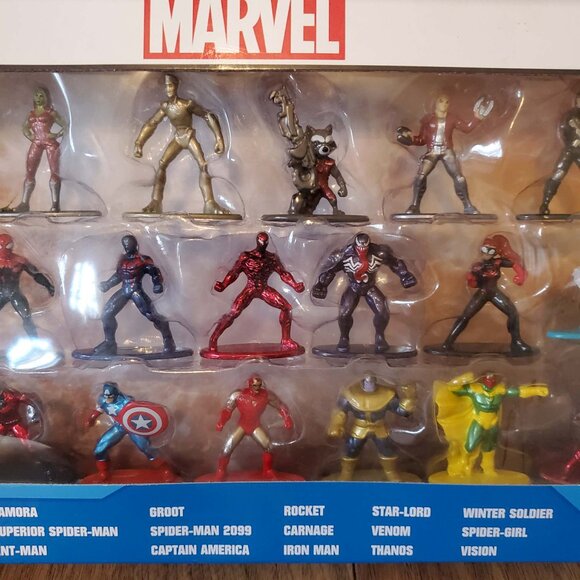 New Jada Toys Marvel Nano Metalfigs 20-Pack of die-cast figure - Picture 3 of 5